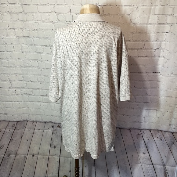 Izod Polo Golf Shirt Patterned Size XL Cotton - Picture 7 of 7